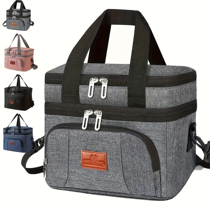 1 X Oxford Cloth Insulated Bag Multi-purpose Insulated Bag Multi-purpose Lunch Box Bag Practical Snack Bag Food Bag Portable Insulated Bag Food Takeaway Bag