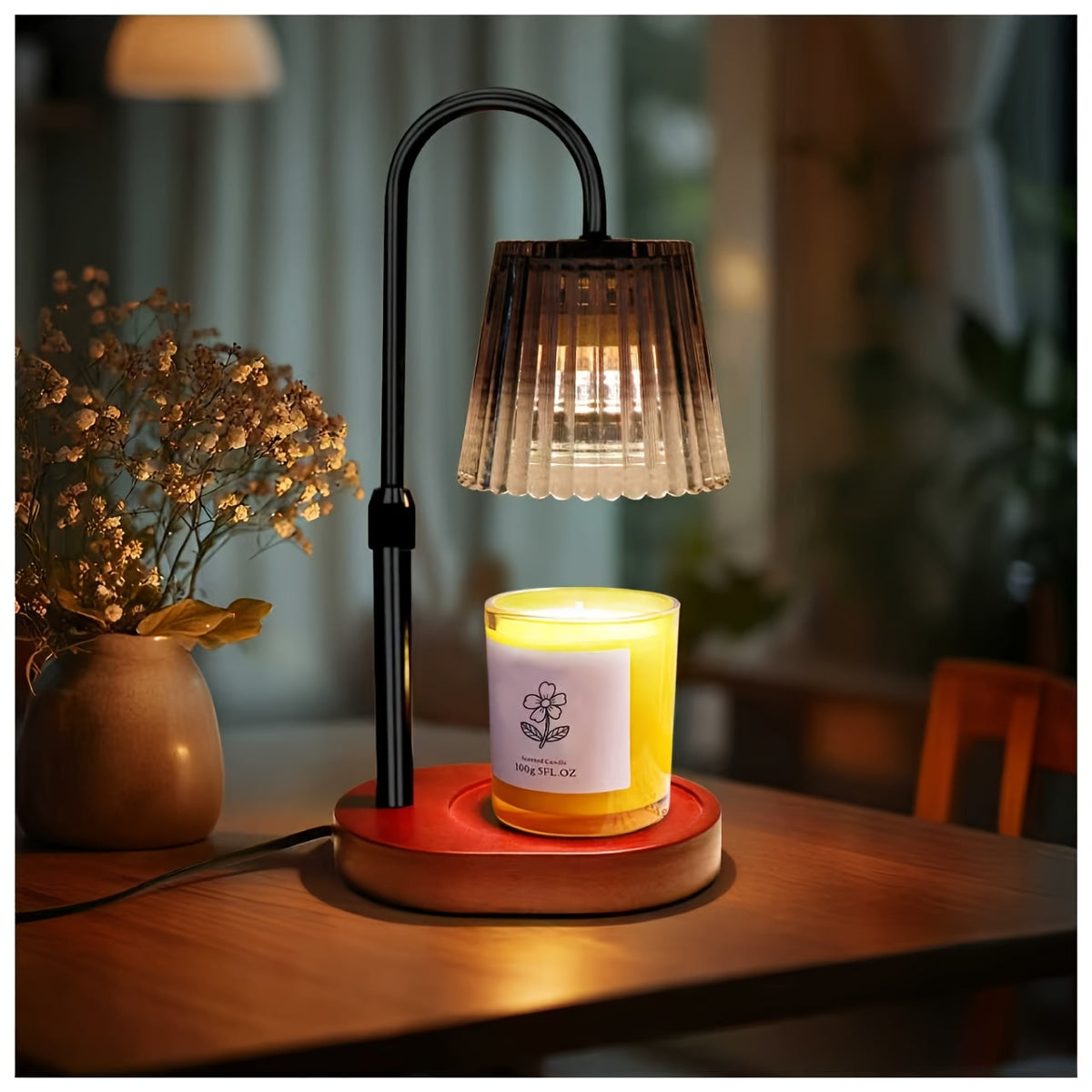 Dimmable Candle Warmer Lamp with Timer, Ideal Birthday Presents for Moms And Women, Perfect Housewarming Gifts for New Home Decor, Wax Melt Warmer for Jar Candles (Bulb Not Included)