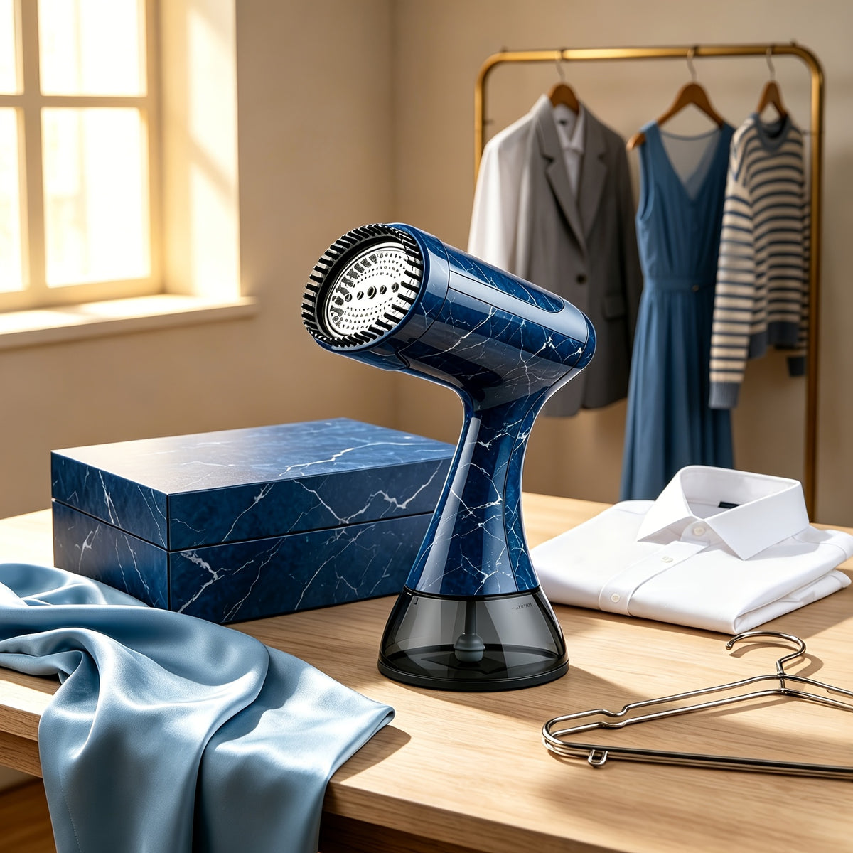 1100W Handheld Hanging Ironing Machine with 20s Fast Heating, Equipped with A Cleaning Brush And A 10.14oz Large Capacity Water Tank. Home Steam Ironing Machine Is A Must-have Tool for Wrinkle Removal During Travel And Clothing Care for Business