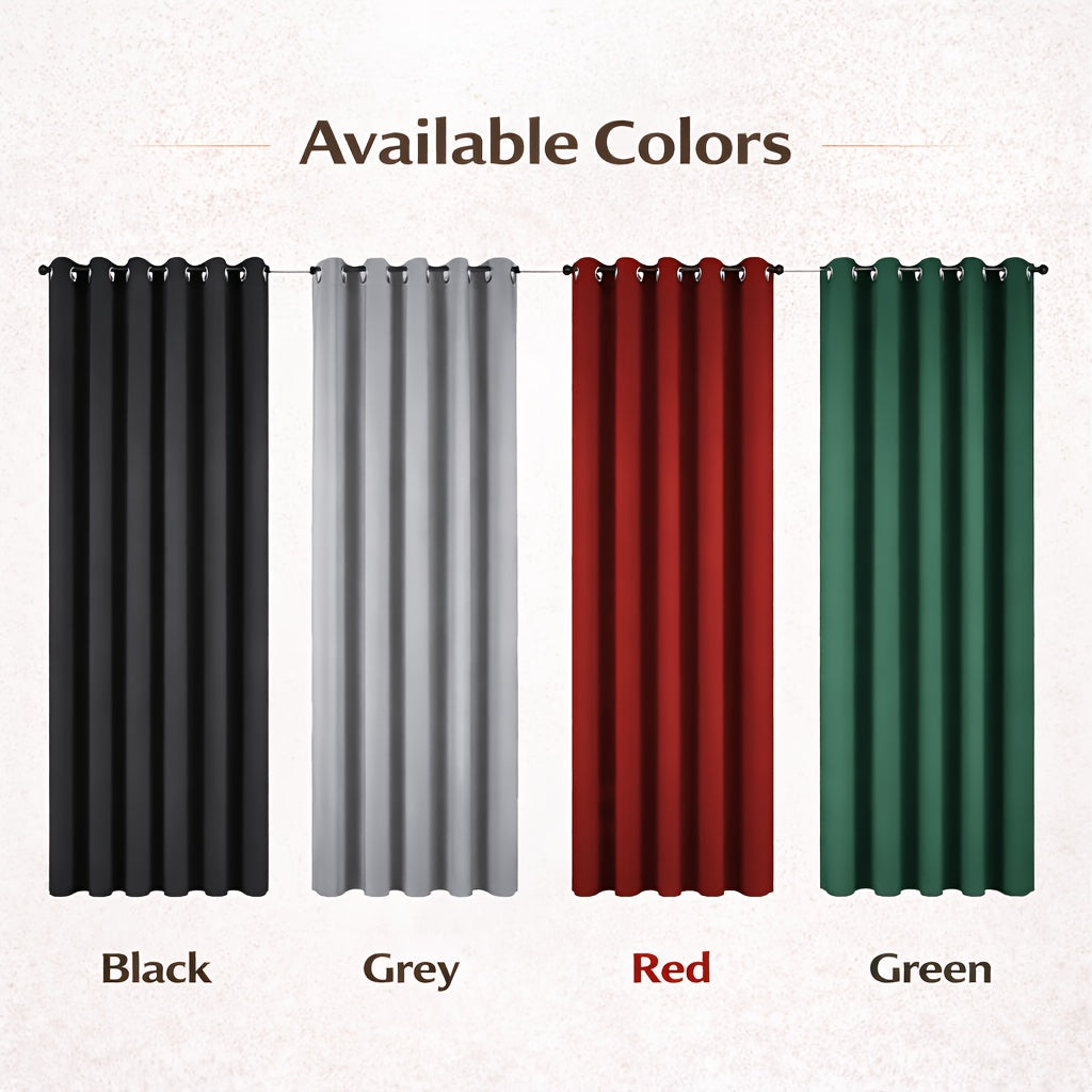 4pcs Pack Living Room Bedroom Blackout Curtains Living Room Bedroom Blackout Curtains Heat Insulation Noise Reduction Privacy Protection Privacy Screen Partition Curtains Suitable for Living Rooms Bedrooms Balconies And Courtyards