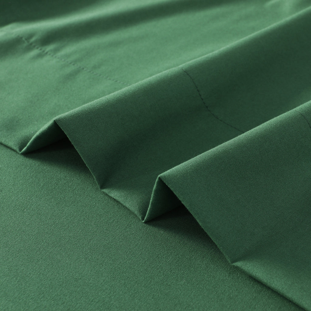 Hotel Grade 6 Piece Breathable Sheets Set 18" Deep Pockets - Easy Fit Twin Full Queen King Bed Sheets & Pillowcases, Microfiber, 100 GSM, All-Season Comfort, Machine Washable, Solid Color Bedding Accessories, Smooth Texture, Microfiber Fabric