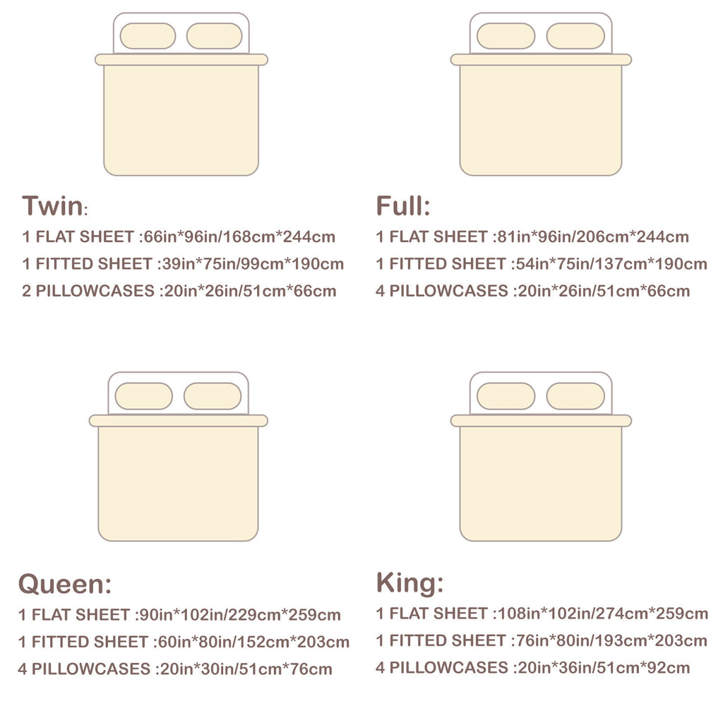 Hotel Grade 6 Piece Breathable Sheets Set 18" Deep Pockets - Easy Fit Twin Full Queen King Bed Sheets & Pillowcases, Microfiber, 100 GSM, All-Season Comfort, Machine Washable, Solid Color Bedding Accessories, Smooth Texture, Microfiber Fabric