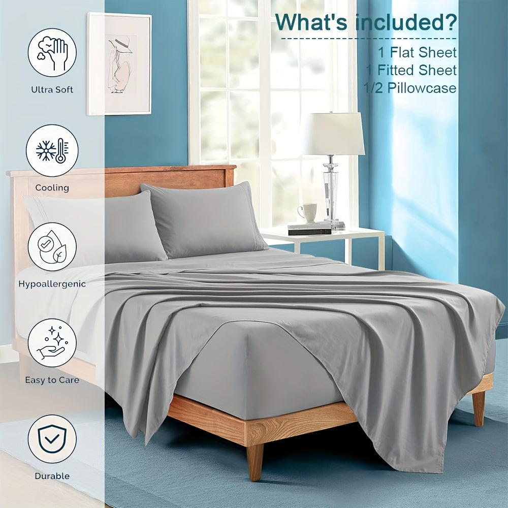 Extra Deep Pocket Queen Size Sheets Set - Hotel Luxury 2000 Thread Count Sheets & Pillowcases - Adults&Chi Bedding Set Up to 20inch Mattress - Bed Sheets 14-20inch Deep Pockets - 4pcs