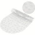Pebble Textured Bathtub Mat, 13.8 x 26.8 Inch PVC Non-Slip Bath and Shower Mat with Suction Cups, Drainage Gaps and Machine Washable Care
