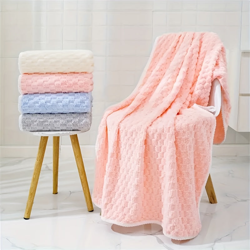 Pack Of 4/8 Waffled Super Soft Bath Towels - Super Absorbent Quick-Drying Microfiber Towels for Adults, 4 Bath Towels/2 Bath Towels, 2 Hand Towels & 4 Washcloths. Perfect for Spa, Fitness, Travel, Daily Home & Gym Use, Great Gift Choice