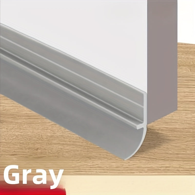 Weatherproof Door Bottom Seal - Thickened Anti-theft, Soundproof and Waterproof Self-adhesive Glass and Wood Door Seals, Home Decorating Weatherproof Insulation, Sealant Waterproofing