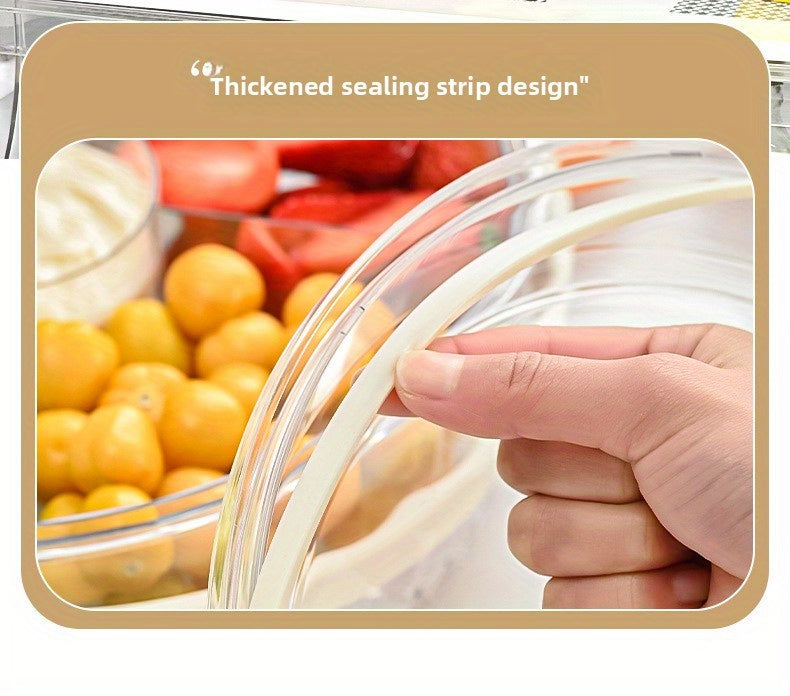 Portable Large Capacity Fruit Preservation Box Sealed Beverage Ice Bucket Outdoor Fruit Beer Champagne Cube of Ice Bucket Portable