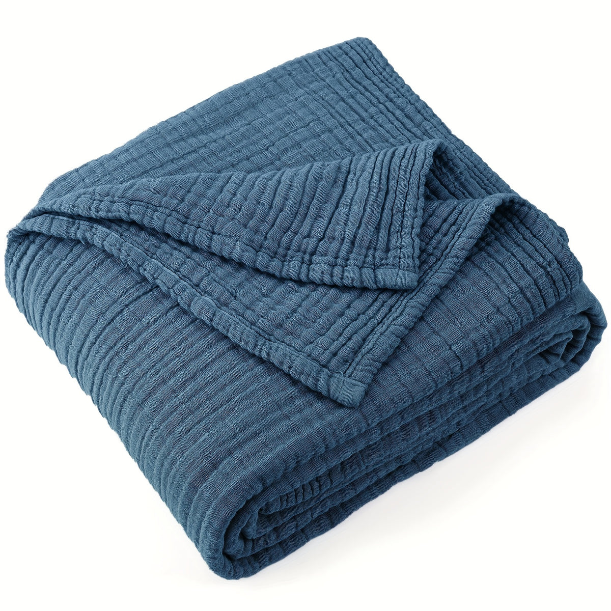 100% Muslin Blankets 6 Layers, Cooling Blanket, Room Decor Blanket, Perfect Holiday Gifts, Breathable & Lightweight, Camping Stuff, Soft Gauze Blanket, Suitable For New Year, Christmas Gifts