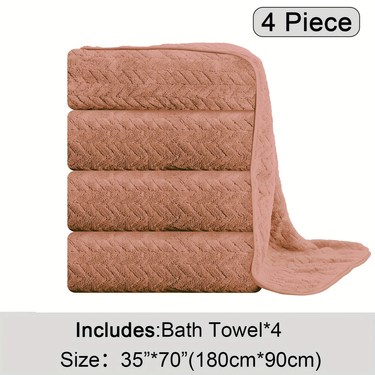 Oversized Bath Towels Set, Extra Large Towel Microfiber Soft XL Bath Sheet Super Absorbent Bathroom Towels Set Quick Dry Plus Size Shower Towels for Family Hotel, Wash Cloths