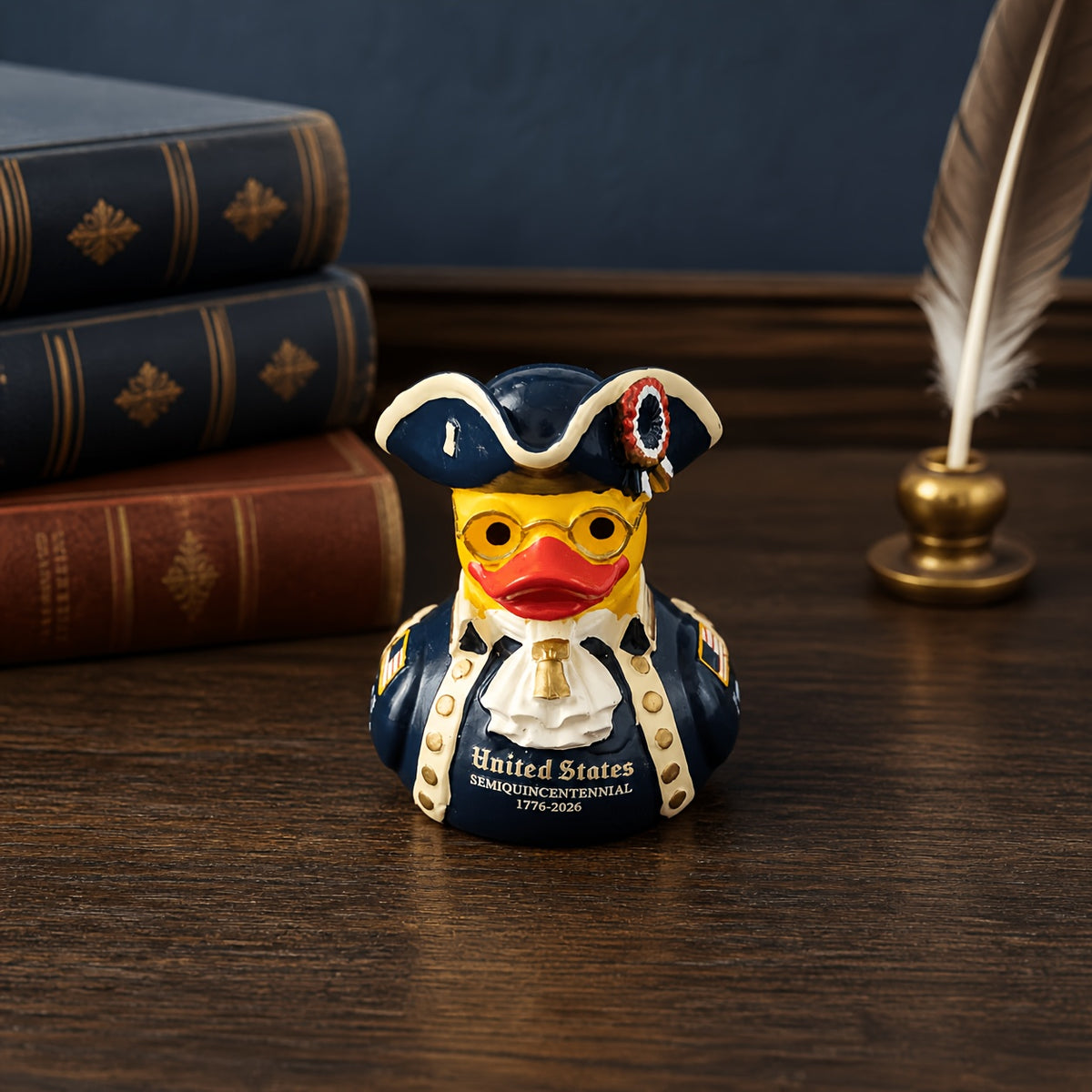 A 250th Anniversary Commemorative Edition Liberty Eagle Duck - 1776-2026 Memorial Collectible Resin Sculpture, Suitable for Placement in Multiple Scenes, Fully Loaded with Historical Commemorative Attributes, a Unique Cultural Symbol, an Exclusive