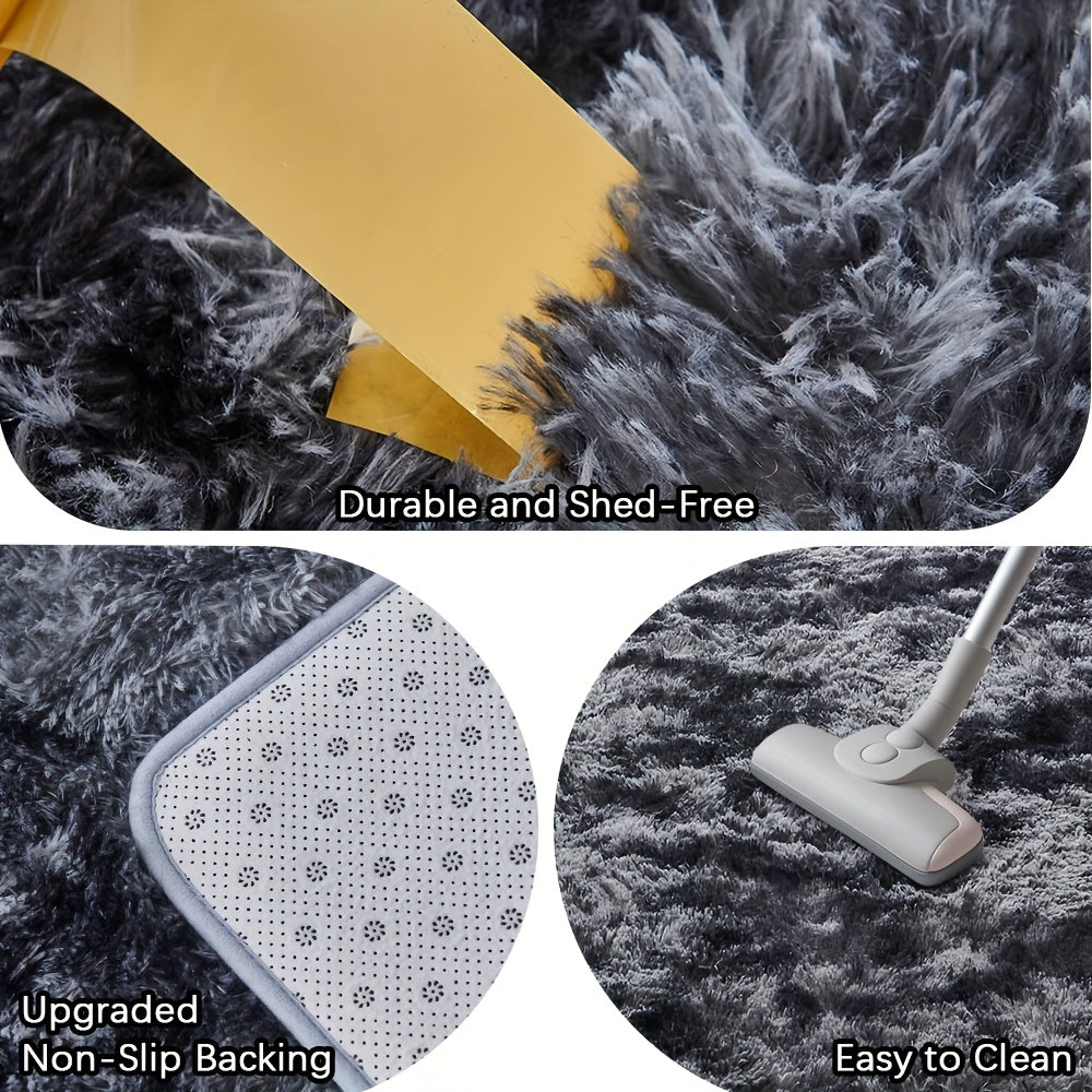 Rugs for Living Room, Super Soft Fluffy Shaggy Area Rugs for Bedroom, Cozy Floor Mats, Plush Indoor Carpet for Kitchen, Faux Rug for Room, Home Decor, Housewarming Gift, Door Mat