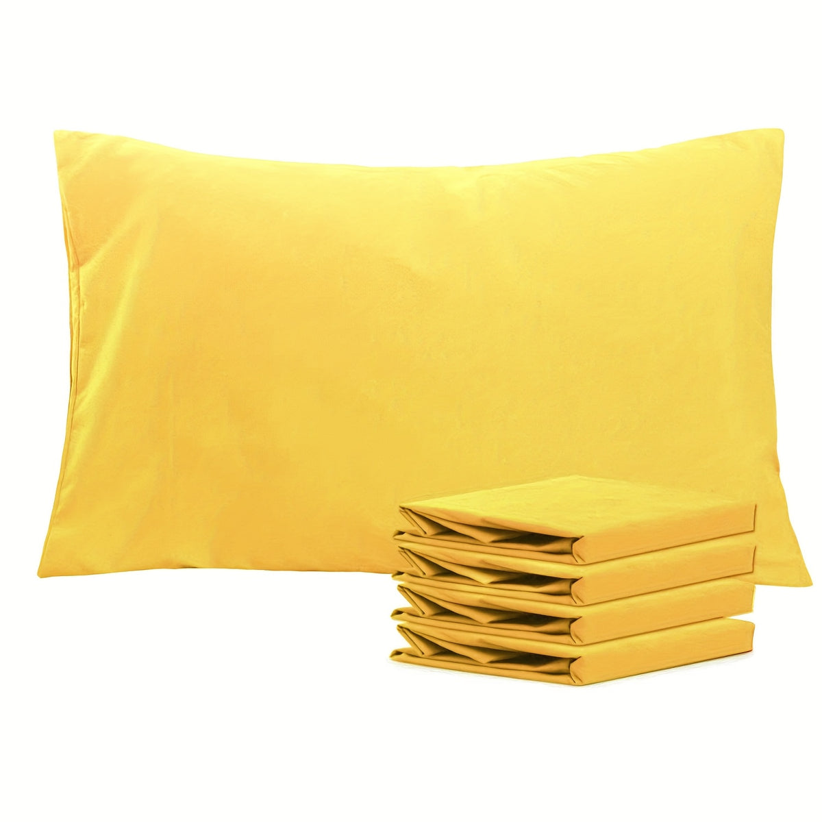 4 Pack 20x30 Brushed Microfiber Pillowcases | Envelope Closure, Soft, Wrinkle-Free, Fade-Resistant, Solid Color, Viscose Blend