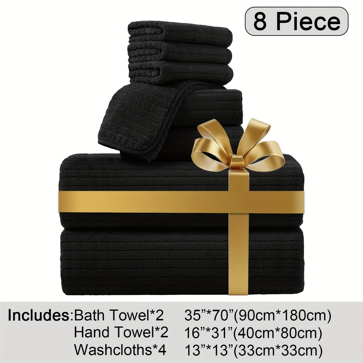 Oversized Bath Towels Set, Extra Large Towel Microfiber Soft XL Bath Sheet Super Absorbent Bathroom Towels Set Quick Dry Plus Size Shower Towels for Family Hotel, Wash Cloths