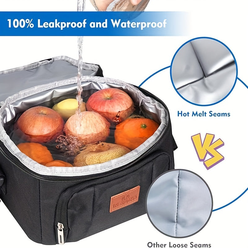 1 X Oxford Cloth Insulated Bag Multi-purpose Insulated Bag Multi-purpose Lunch Box Bag Practical Snack Bag Food Bag Portable Insulated Bag Food Takeaway Bag