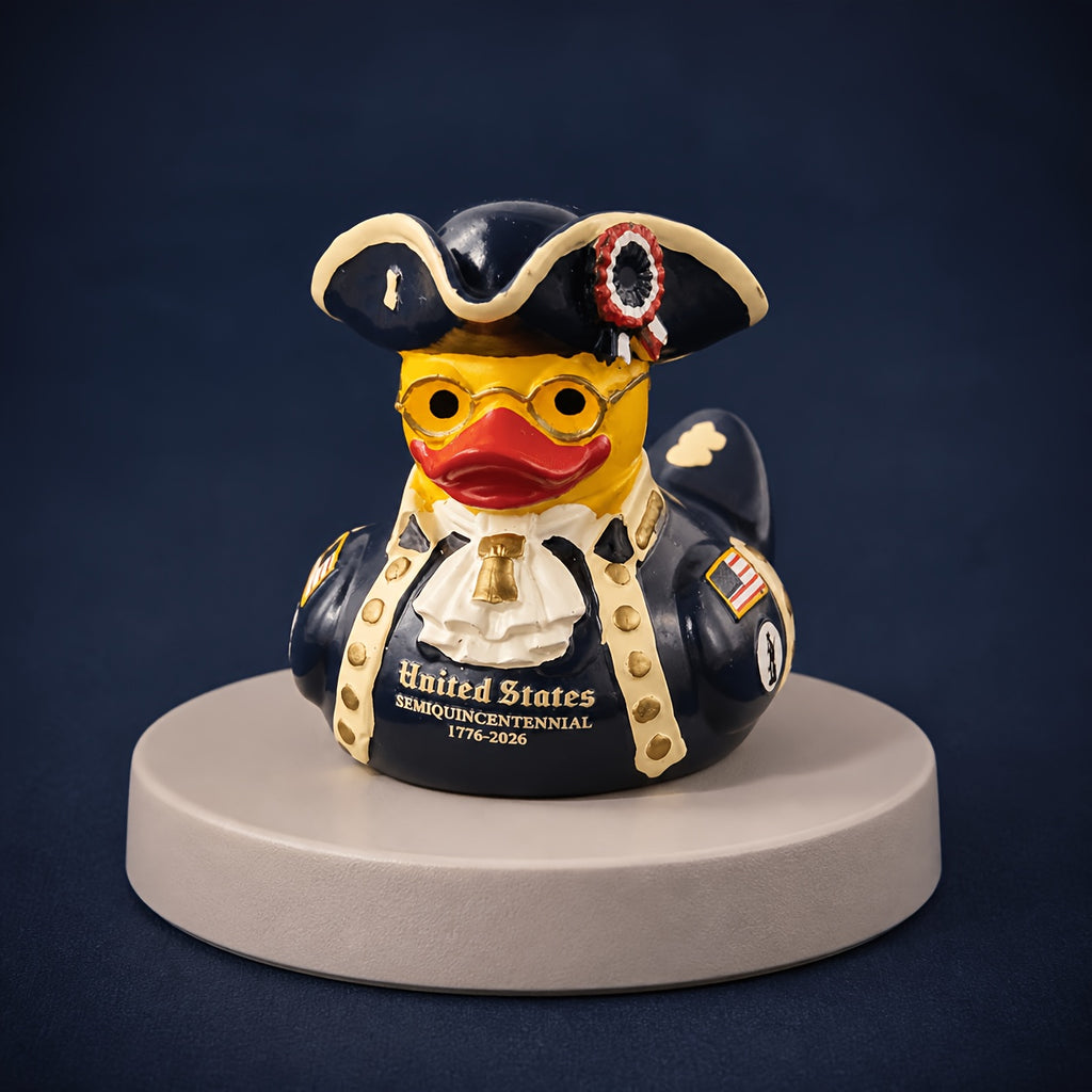 A 250th Anniversary Commemorative Edition Liberty Eagle Duck - 1776-2026 Memorial Collectible Resin Sculpture, Suitable for Placement in Multiple Scenes, Fully Loaded with Historical Commemorative Attributes, a Unique Cultural Symbol, an Exclusive