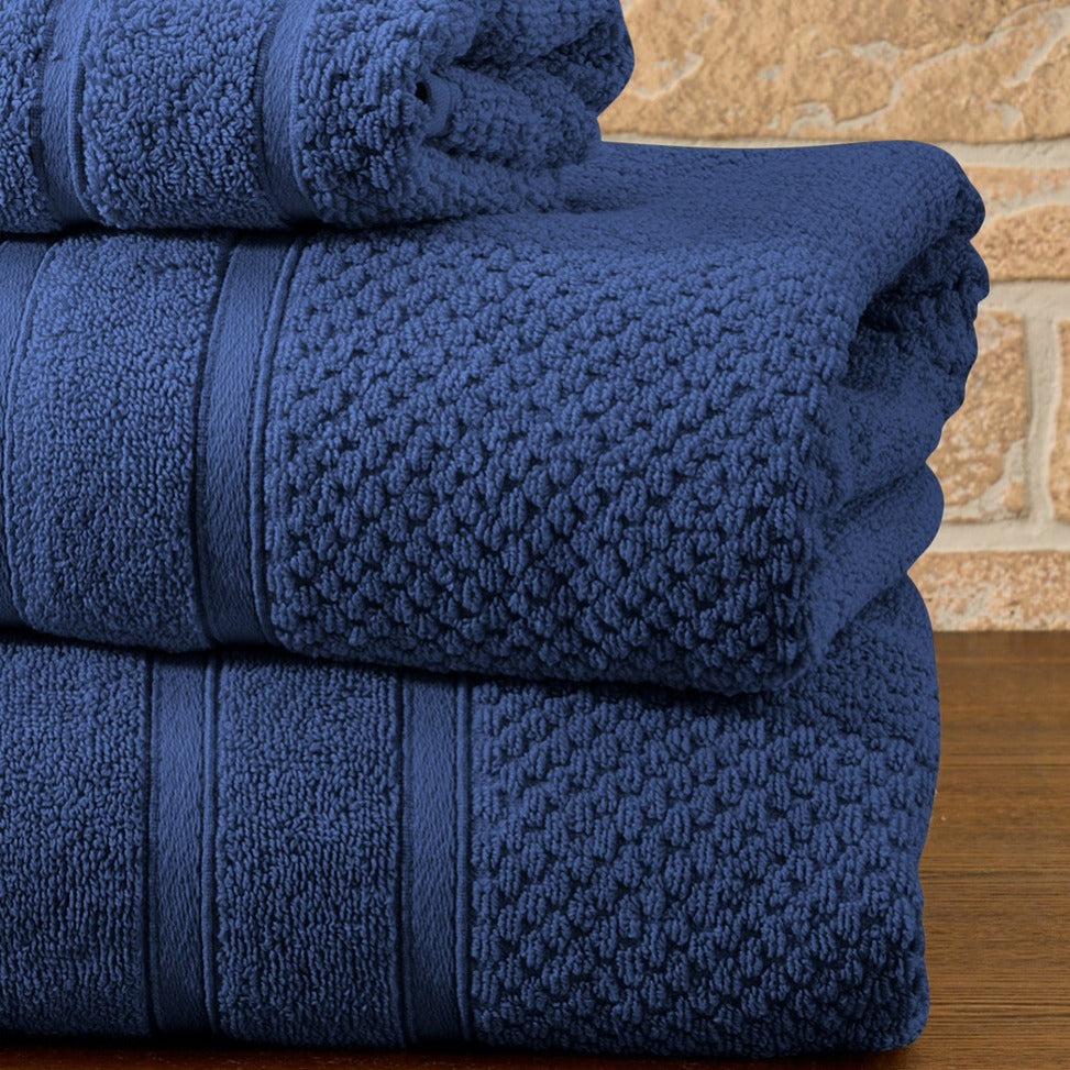 6 Piece Egyptian Cotton Towel Set . The set is made of 100 Egyptian cotton known for its softness, absorbency, and durability. These towels make an ideal complement to any bathroom whether you use it to pamper yourself or reserve it for special guests. Th