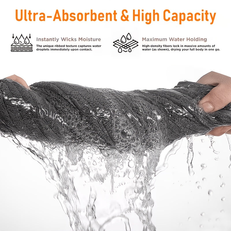 12/24pcs Bath Cloths Set, Hotel Quality Thick Bath Cloths | Highly Absorbent & Quick-Dry | 4/8 Bath Cloths & 2/4 Hand & 6/12 Washcloths, Cotton for Hotel Spa Gym & Home Bathroom Essentials