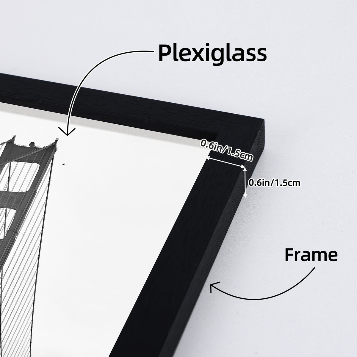 24 Pcs Picture Frame, Made of Sturdy Frame for 4x6in or 5x7in or 8x10in, Wall and Tabletop Display Thin Border Photo Frames for Home Decor, Black
