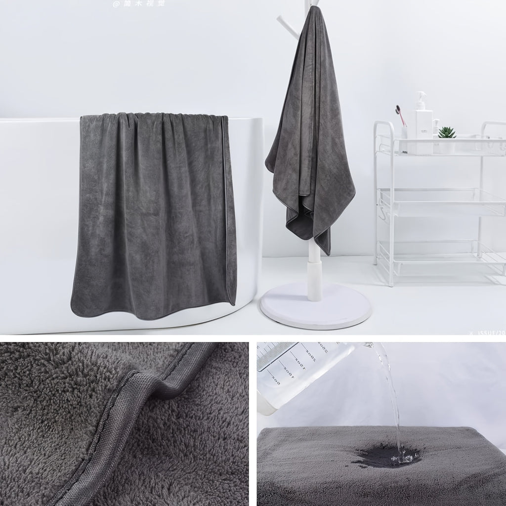 4pcs Extra-Large Bath Towels 31 X 62 Inches - Quick-Dry, Super Absorbent And Skin-Friendly, Plush Yet Lightweight, 285 GSM - Perfect for Bathroom