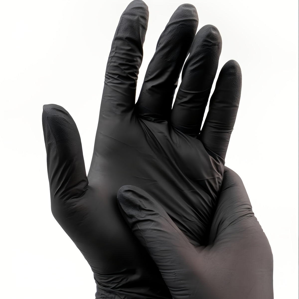 100 Count Nitrile Gloves | 6 Mil Thickness, Latex-Free, Chemical Resistant, Flexible Form-Fitting, Tear Resistant, Ambidextrous for, Automotive, Kitchen, Toilet, Car, Use