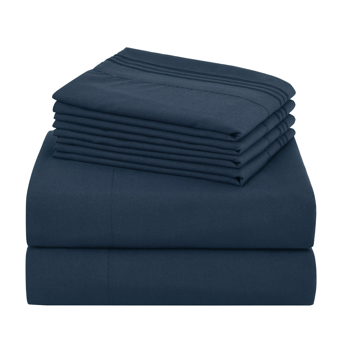 100 GSM Microfiber Sheet Set with Pillowcases, Soft Breathable Solid Color Bedding, Machine Washable Twin Full Queen King Bedroom Essentials