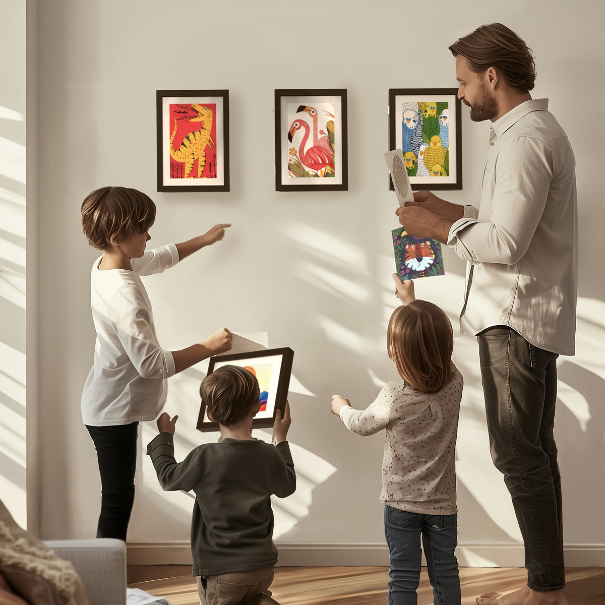 1/ 2/ 4/ 8 Pack Kids Artwork Frames Changeable, 8.5x11in Kids Art Frames Front Opening, Children Art Projects Kids Art Frames Picture Frames For Kids Drawing, Crafts, Photos, Holds 130pcs, Kids Christmas Gifts, Stocking Stuffers