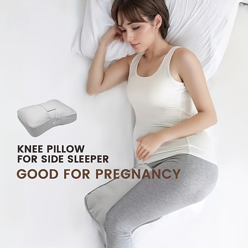 Single Leg Pillow, Side Sleeping Knee Pad With Adjustable Straps, Suitable For Side Sleepers - Can Align With The Spine And Stress - Memory Sponge Leg Pillow, Suitable For Relaxing Pressure On The Back, Buttocks