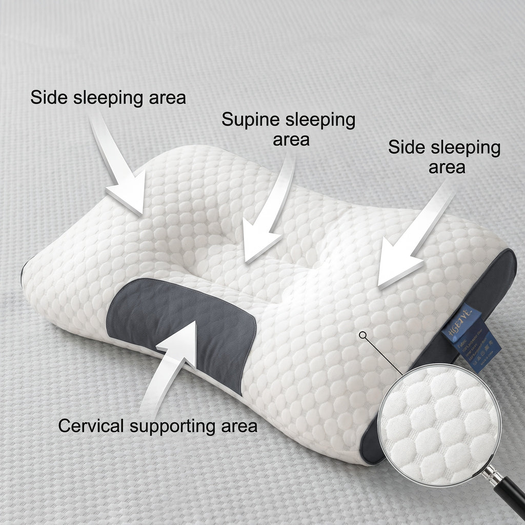 2pcs Neck Pillows, Made of Breathable Fabric That Prevents Sweatiness During Long-term Wear. Features a Removable Zippered Pillowcase, Ergonomically Designed to Fit the Neck for Comfortable Use. Effectively Relieves Shoulder and Neck Pressure