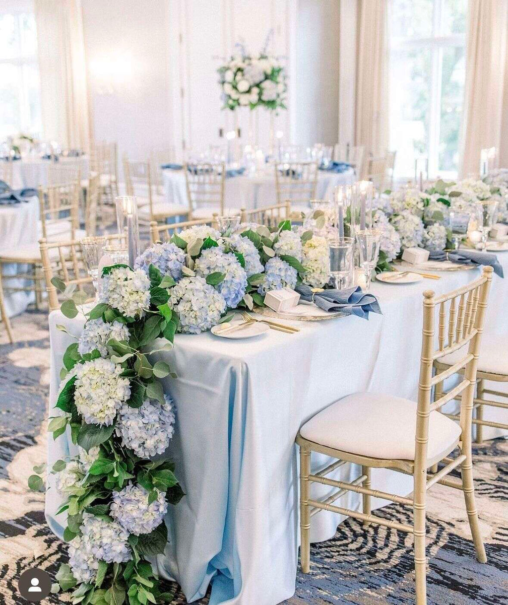 20/40 Blue White Hydrangea Artificial Flowers, 16.2 Inches Outdoor Silky Hydrangea Artificial Flowers, Suitable for Outdoor Weddings, Garden Decorations, Exhibition Decorations, Home Parties, And Christmas Decorations.