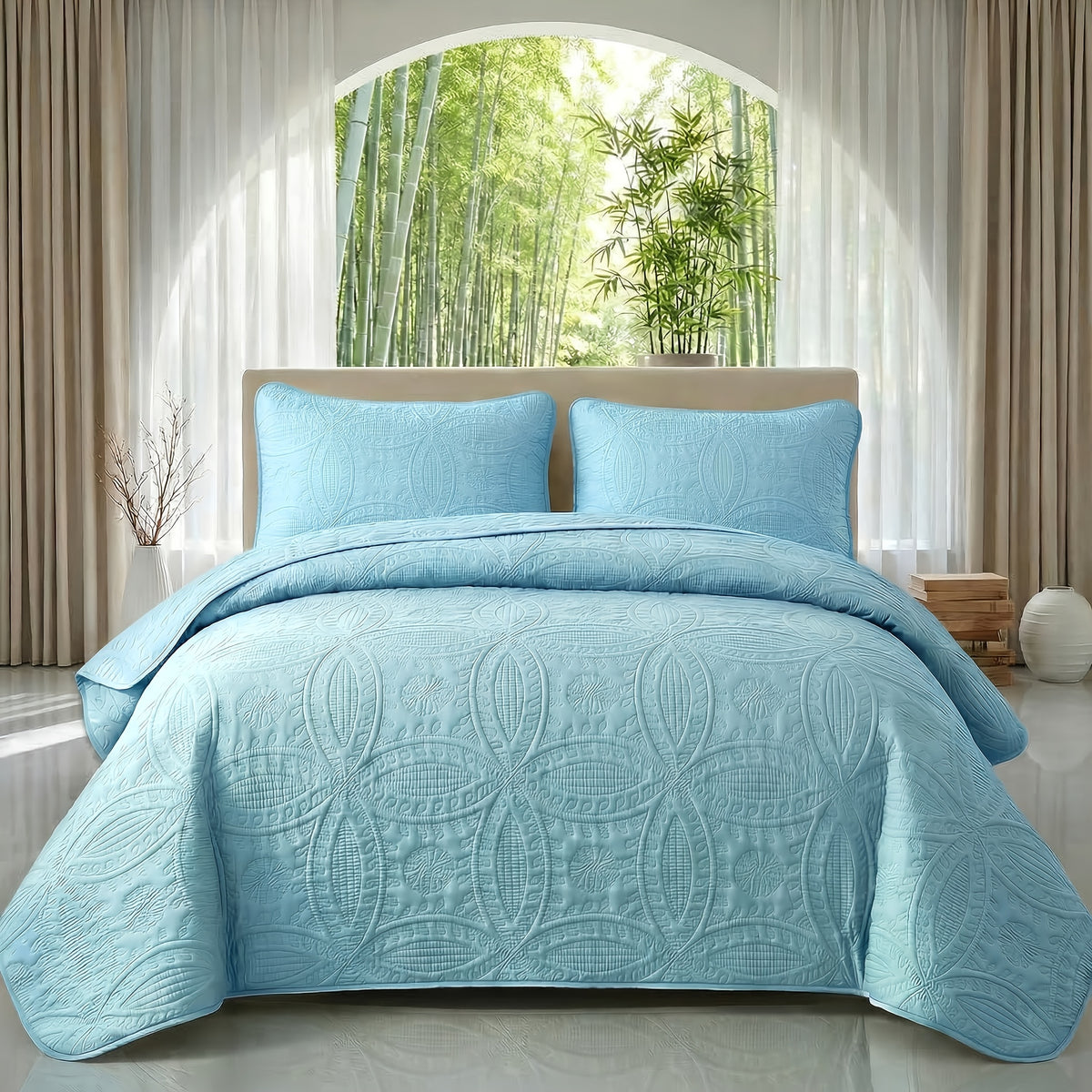 2/3pcs Quilt Cover Bedspread ( 1 Quilt+1 Or 2 Pillowcases), Soft And Skin-friendly, Hypoallergenic And Easy to Maintain, Machine Washable Without Deformation, Modern Minimalist Three-dimensional Coin Pattern, Next-day Delivery.