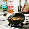 Japanese Style Deep Wok with Heat Resistant Handle, Large Bellied Cooking Pan for Gas and Induction Stoves, Soups, Stews and Everyday Home Meals