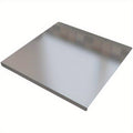 Countertop Stainless Steel Cutting Board with Front Edge Lip, 304 Steel Easy-Clean Kitchen Work Surface for Meal Prep and Dough Rolling