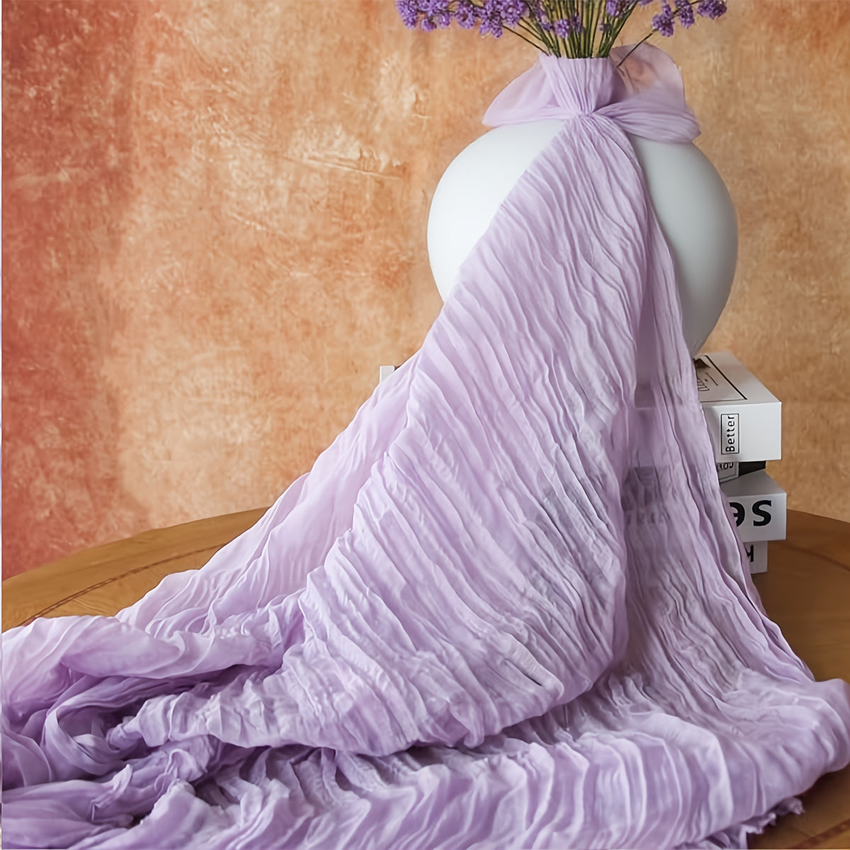 Cheesecloth Table Runner Set of 10, 21.7 x 120 Inch Sheer Gauze Runners in 19 Colors for Boho Wedding Receptions Bridal Showers and Party Table Decor