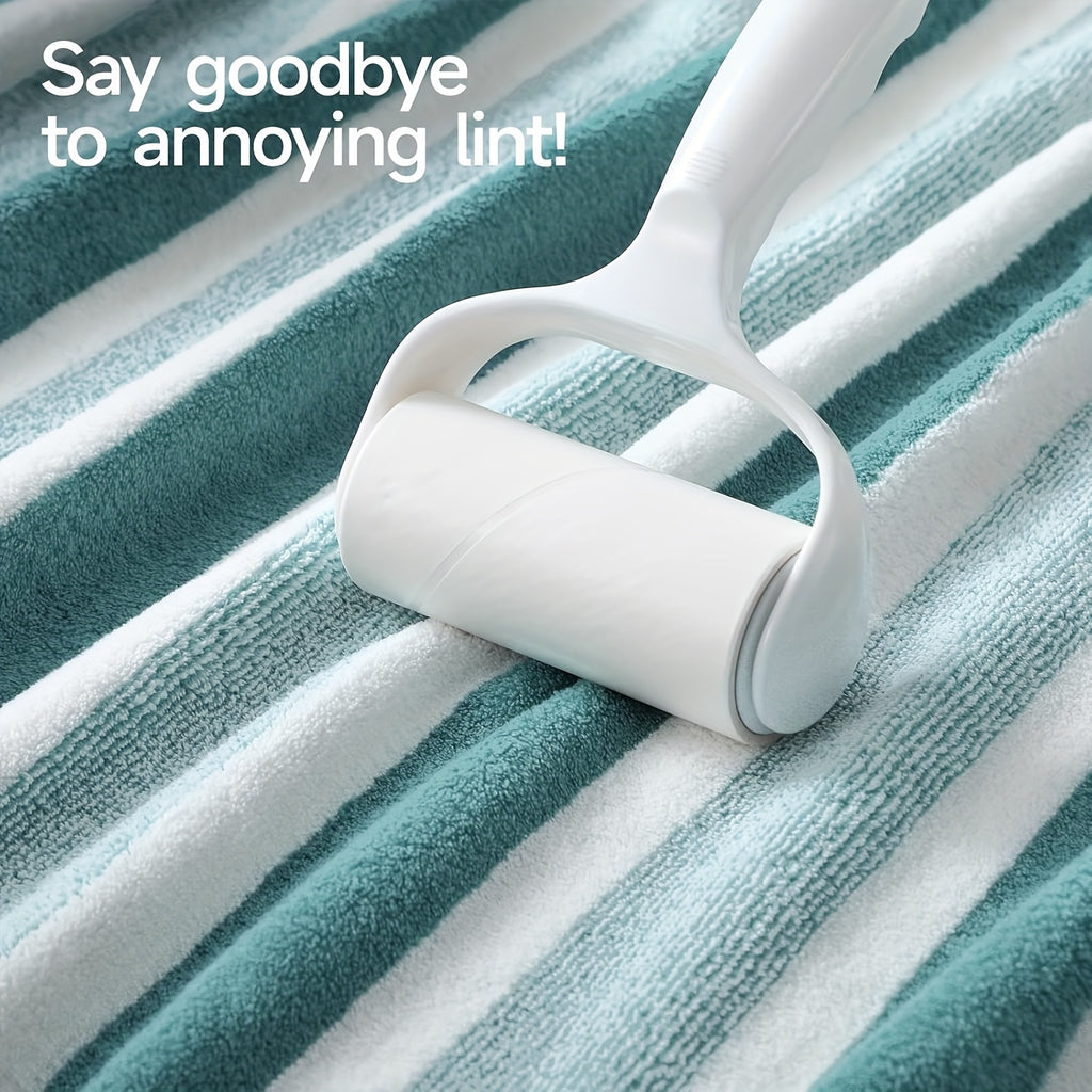 Microfiber Striped Bath Towels, 27 x 55 Inch Soft Absorbent Quick-Drying Towels in Single, 4-Pack and 5-Piece Options for Home, Beach, Spa and Gym