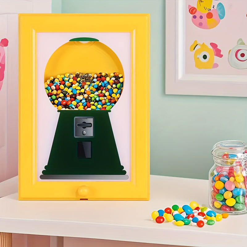 Candy Dispenser, Perfect Christmas Gift Candy Distribution Frame, A Square Frame Hanging on The Wall with Candy Distribution Function, Convenient for Obtaining Candy, Suitable for Schools And Families, Halloween, Christmas Gifts