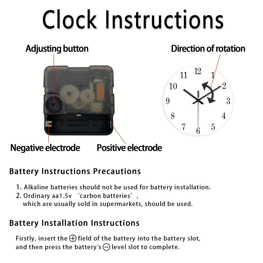 Modern Wall Clock for Bedroom & Classroom, Silent Non-Ticking Quartz Clock, Battery Operated (AA Batteries Not Included), Decorative Timepiece for Living Room & School, 8/10/12/14/16 Inch Options-Perfect Teacher's Day & Back-to-School Gift