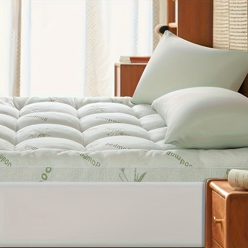 Cooling Mattress Topper, Mattress Pad Cover With 8-21 Inch Deep Pocket, Plush Pillow Top Mattress Topper Overfilled With Down Alternative