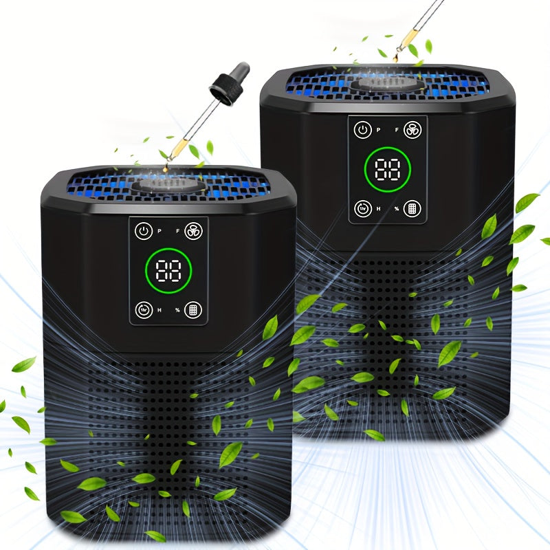 For Home Air Purifiers, Pet Air Purifier for Dust Odor Smoke, Low Decibel Quiet Sleep Mode Air Cleaner for Bedroom Office Living Room, Small Air Purifier Pet Air Purifier Room Air Purifier, 1 Pack