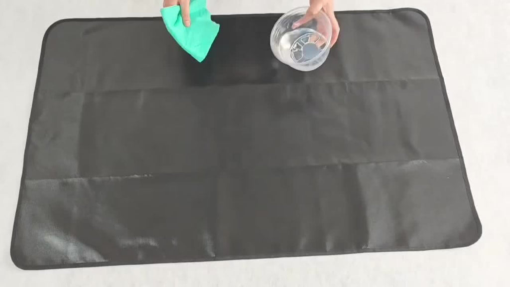 Large BBQ Grill Mat That Is Double-Sided, Fireproof, And Heat-Resistant, Suitable for Outdoor Grills, Fireplaces, Fire Pits, And Smokers. It Serves As a Waterproof And Oil-Proof Protector for Decks And Patios, And Is Easy to Clean