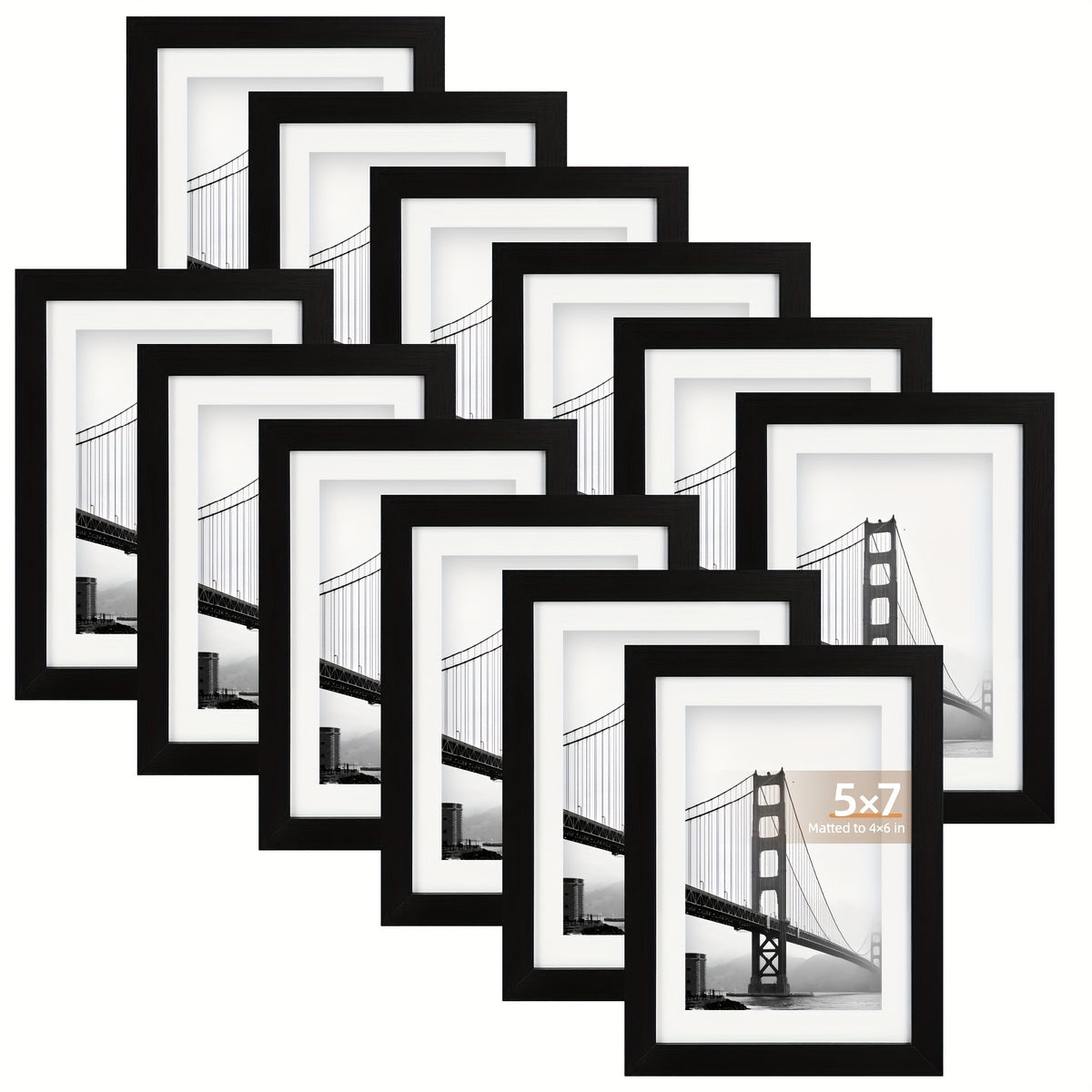 Picture Frame Set Of 12/24, Picture Frames, Photo Board, Display Pictures, Multi Photo Frames Collage for Wall Or Tabletop Display, Suitable for Home, School And Office, Black(4x6 & 5x7 & 8x10), for Halloween And Christmas
