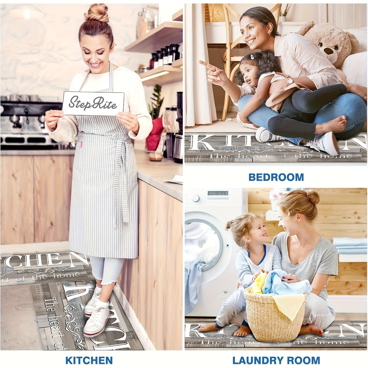 1pc Premium Non-Slip Kitchen Rug, Alfombra De La Cocina - Durable Polyester Floor Mat for Kitchen - Easy Clean Washable Hallway, Bathroom Rug, Halloween Home Decor, Halloween Decorations, Kitchen Decor And Accessories