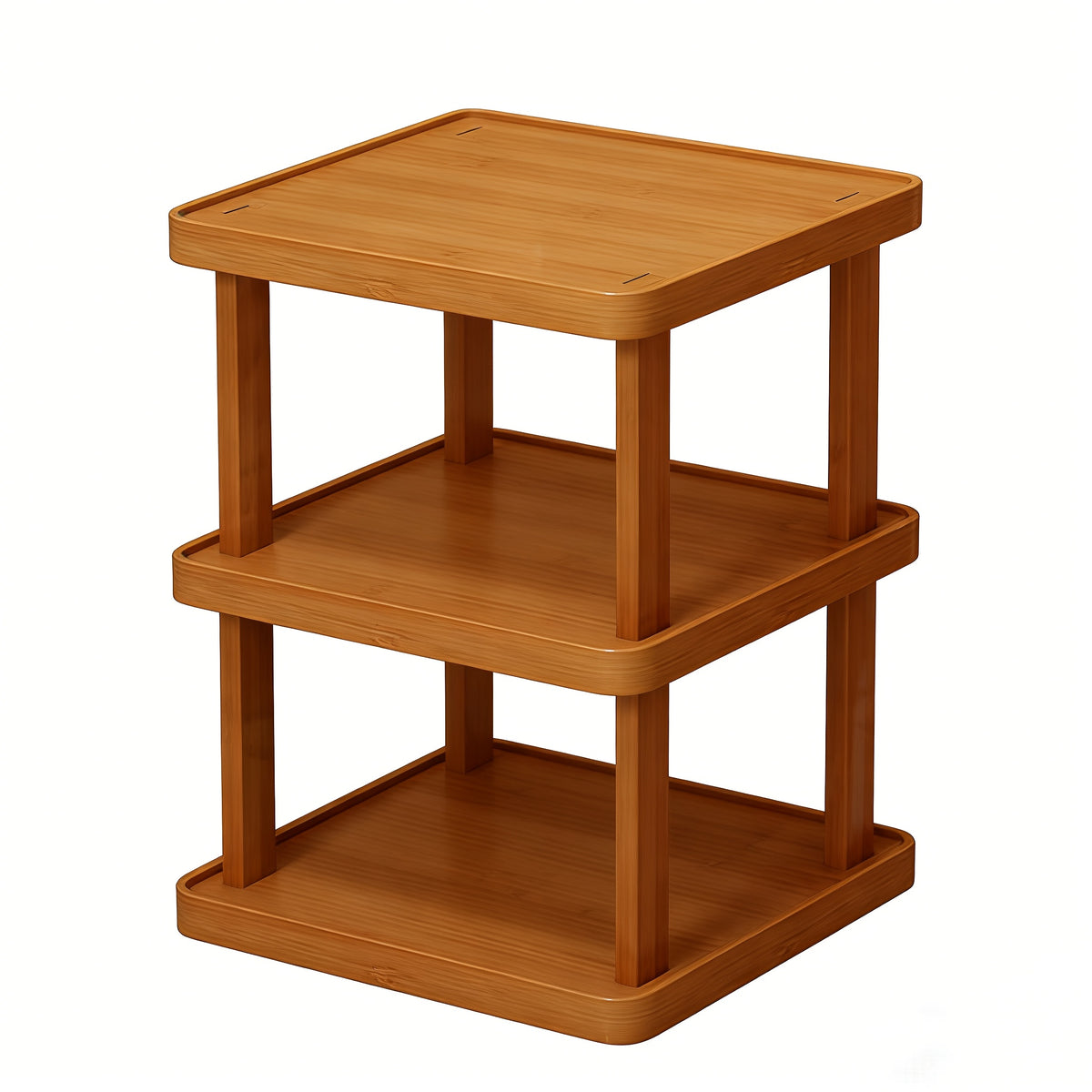 1pc 3/6/9 Layers Bamboo Shoe Rack, Capable Of Storing 3/6/9 Pairs Of Shoes, Wood Grain Decoration, Easy to Assemble, Space Saving, Suitable for Entrances, Living Rooms, Bedrooms, And Dormitories. Brown. Multi Layer Independent Storage Rack.