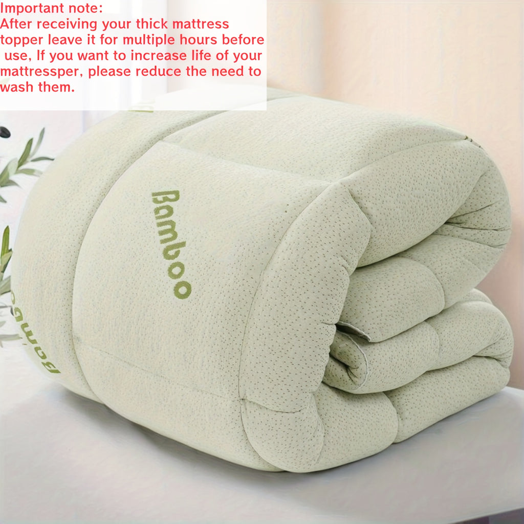 Cooling Mattress Topper Washable Soft Mattress Pad Bed Mattress Topper with 8-21" Deep Pocket