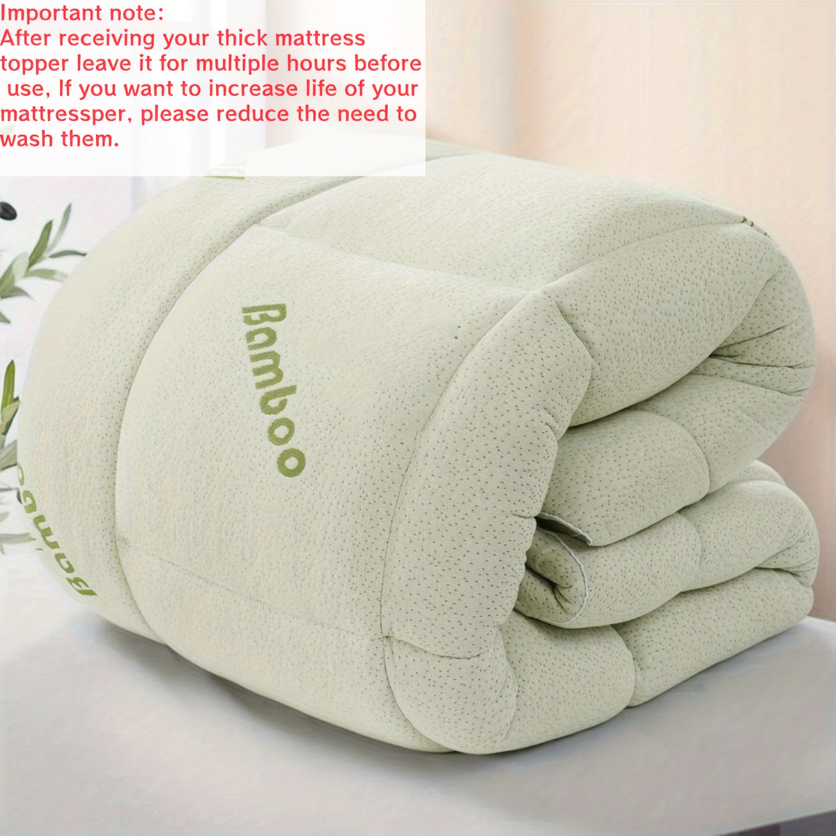 Cooling Mattress Topper Washable Soft Mattress Pad Bed Mattress Topper with 8-21" Deep Pocket