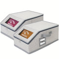 Stackable Hat Storage Boxes for Baseball Caps, Closet Organizer with Cardboard Support in Gray, Black or Pink, Single and Two-Pack Options for Home Organization