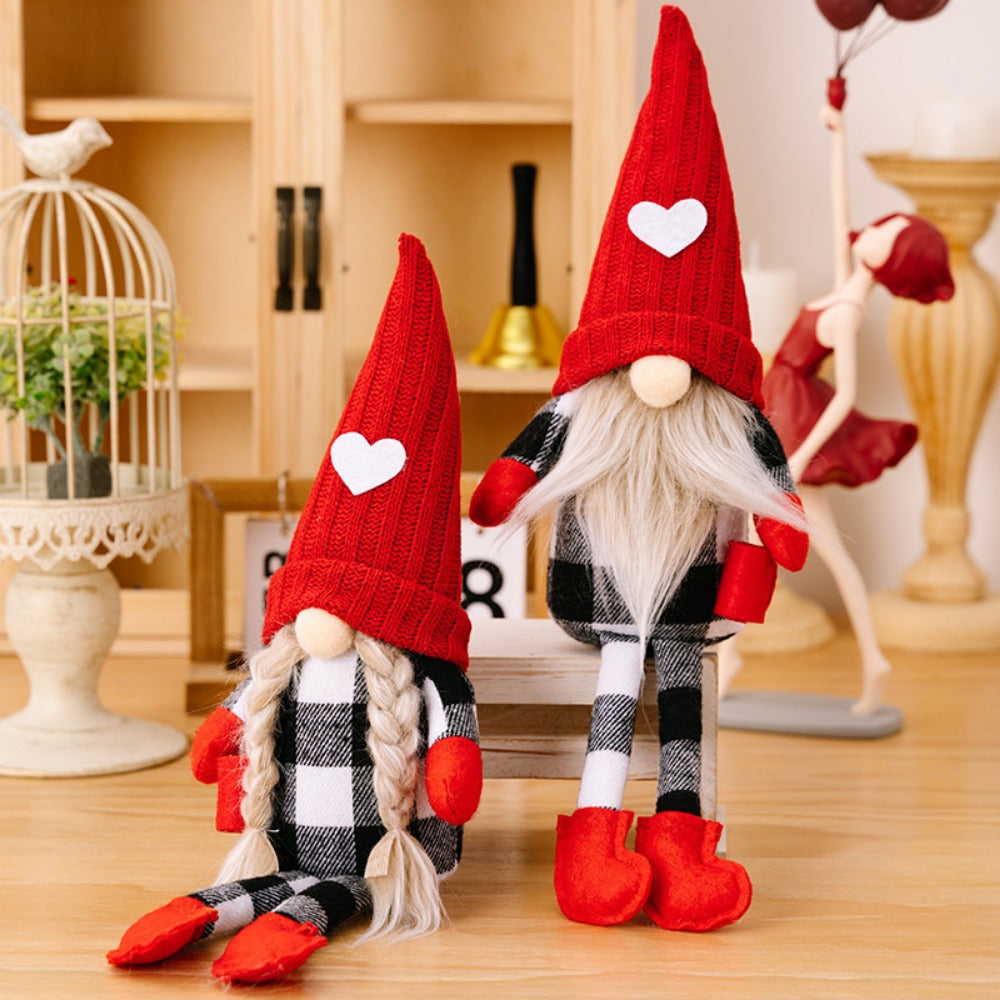 2pcs Gnomes Home Decor, Collectible Dolls, Holiday Decor Gnome Suitable for Room, Office, Living Room, Bedroom Decorations, Special Holiday Day Gifts for Man & Women. Perfect for Birthday, Mothers & Fathers Day Party Decorations.