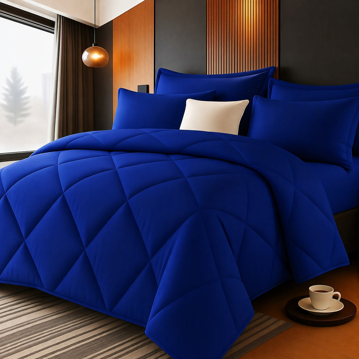 2/3pcs Solid Color Diamond Pattern Large & Extra-Large Bed Sheet Sets Soft Comfortable And Ultra-fine Fiber Filled Lightweight Fabric Breathable Quilt Easy to Take Care Of Equipped with Quilts And Pillowcases Luxurious Quality & Ideal Gift