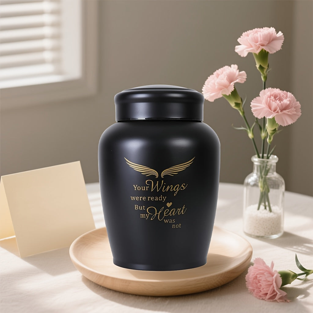 8.5" Large Urns For Human Ashes Adult Male Female, Cremation Urn Human Ashes For Men Women, Burial Urns For Cremated Remains, Holds Up To 180 LBS