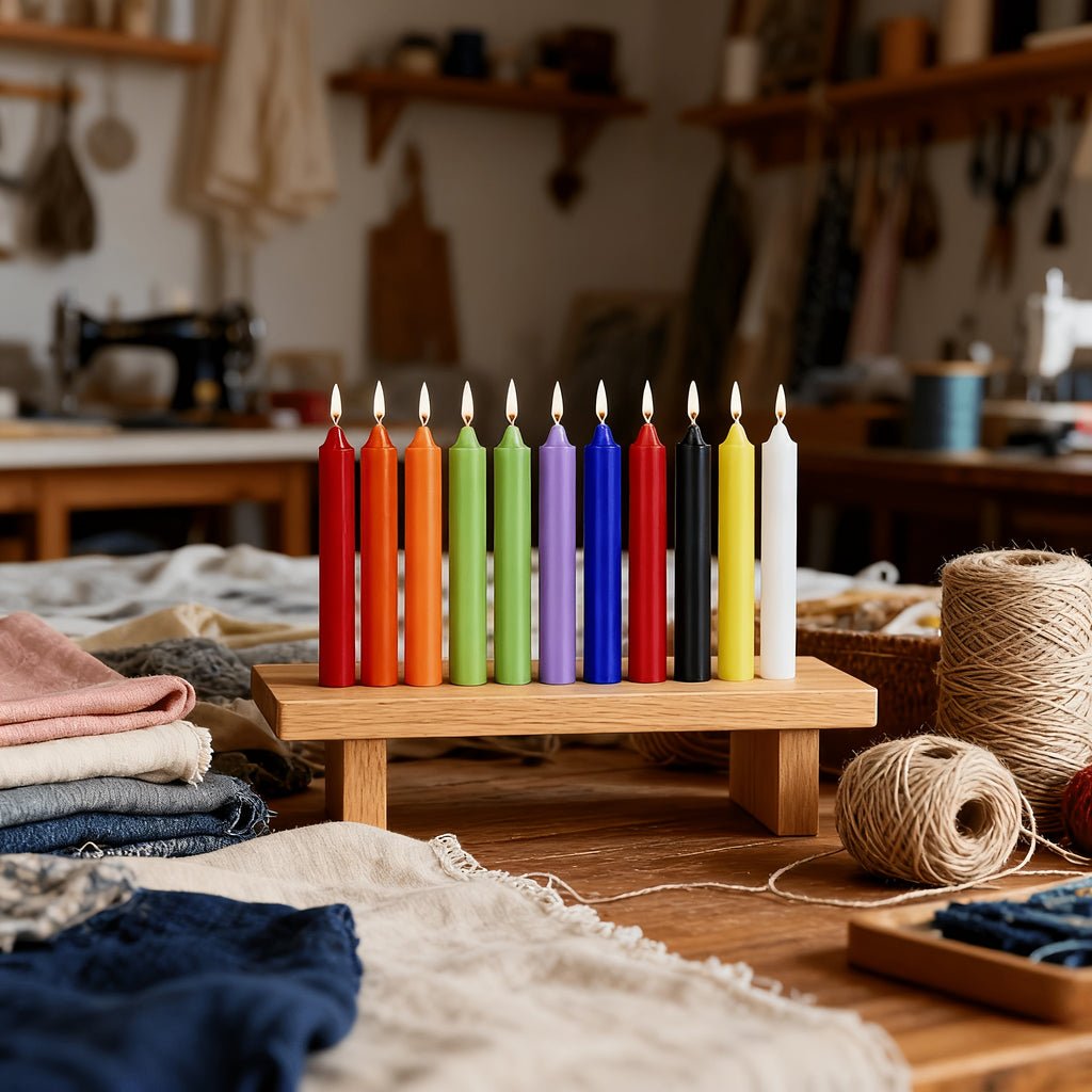 4 Inch Mini Taper Candles 100 Pack, Unscented Hand-Poured Soy Wax Candlesticks in Assorted Colors for Dinner Tables, Weddings and Holiday Home Decor