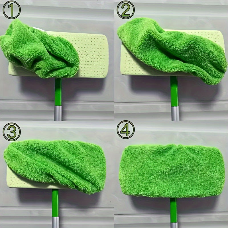 15Pack Reusable Microfiber Mop Pads for Swiffer Sweeper Mop(9.84inch-11.02inch) - Dry Sweeping Cloths & Wet Mopping Cloths for Household Cleaning - Washable Wet Pads for Mopping Floors(Mop Is Not Included)